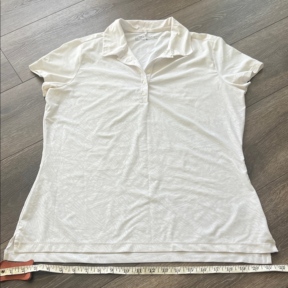 Golf Nike Women's White Button Down Shirt